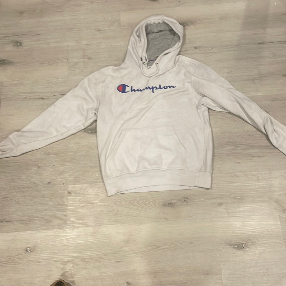 White champion hoodie authentic athletic wear